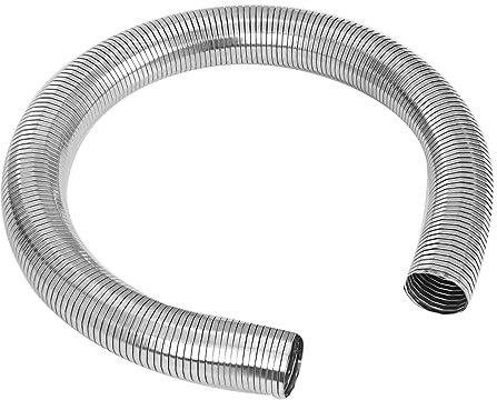 RIJPEX Auto Endrohre DIY-Rauchrohre 1000 Mm Universelles Flexibles Auspuffrohr Entlüftungsschlauch Schnelles Reparaturrohr Edelstahl-Auspuff-Entlüftungsrohr Auspuff (Größe : 45-49MM)