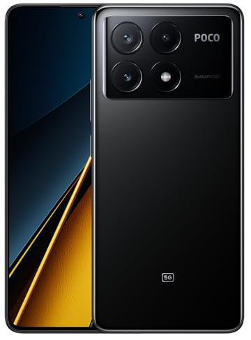 Xiaomi POCO X6 Pro Smartphone 8GB RAM 256GB ROM, Dimensity 8300-Ultra, 6.67” AMOLED Display, 5000mAh Battery 67W Turbo Charging, 64MP Triple Camera, Black