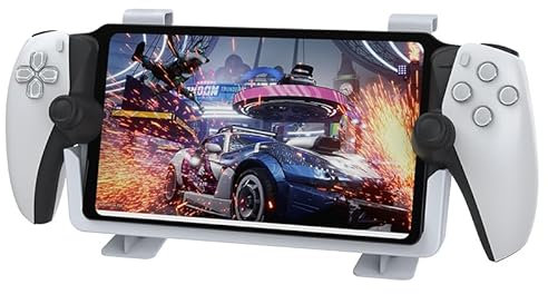 Generic Stand Base Game Console Desktop Holder For PS5 Portal,Side Hanging Bracket Display Stand, Hanging on the Host for PS5/PS5 slim
