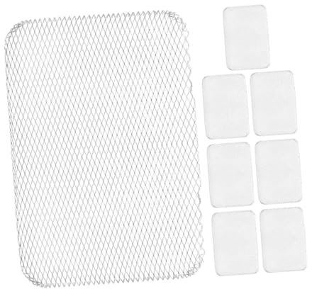 Ciieeo 8pcs BBQ Leak Mat Metal BBQ Baking Mats for Grill Grill for Grilling Mesh Reusable Barbecue Pad for Outdoor