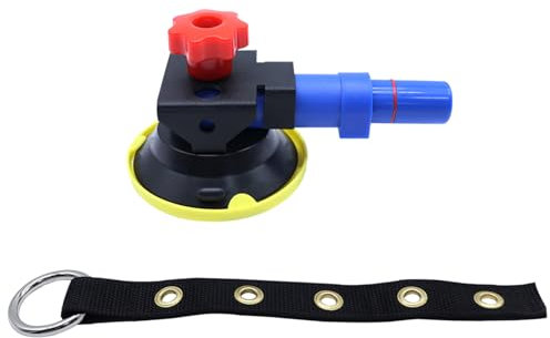 Ukbzxcmws Set professionale di estrattori per ammaccature, strumento di riparazione veloce per ammaccature auto con ventosa in gomma, cinghie regolabili per la cura della carrozzeria