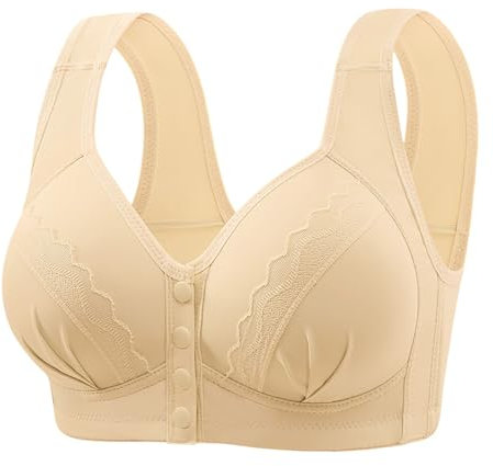 BH Damen mit Bügel Komfort Vollschalen Minimizer BH Bügellos Ohne Bügel Große Größen Unterwäsche weich, bequem, Fitness, Keine Seitennähte, körpernah BH große brüste starker Halt große größen