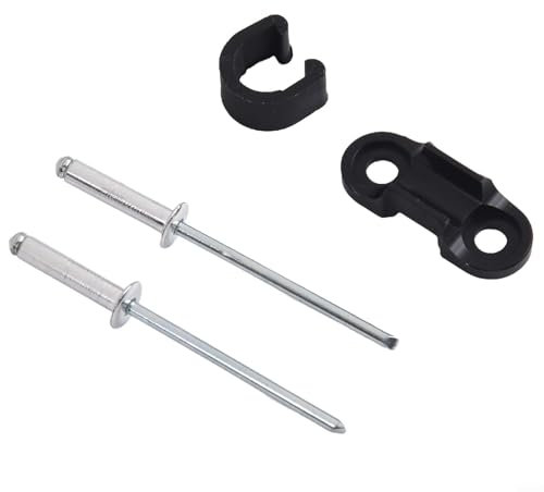Lecreatekit Brake Line Holder Cable Clamps for Bikes Premium, Secure and Easy Installation (Black)