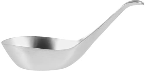 Mobestech Cuchara Para Salsa De Acero Inoxidable Cuchara Para Helado Para Servir Sopa y Yogur La Mesa De