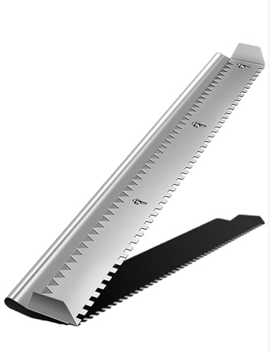 Grande truelle à carrelage, peigne à mortier cranté, outils for truelle à carrelage crantée, outil de nivellement de carrelage mural, truelle de sol for travaux de maçonnerie (60 cm/24 po)(80cm/2.6ft)
