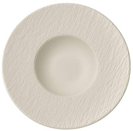 Villeroy & Boch Manufacture Rock Plato para pasta Porcelana Premium, Blanco, 29 cm