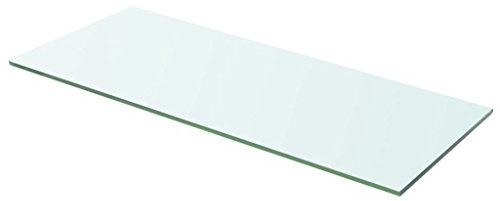 Tidyard Regalboden Glasregalboden Glasregal Glasablage Badablage Duschablage Glasboden Wandablage Badregal für Badezimmer, Glas Transparent 60 cm x 20 cm