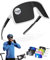 Two Horizons Sportbrille | Fahrradbrille | MTB Brille | XL Oversized HD Vision | Sportsonnenbrille polarisiert | UV400 Schutz, flexibel, ultraleicht | Sport Sonnenbrille Herren Damen | Schnelle Brille
