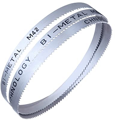 BomDog Bandsägeblatt, 3 Stück M42 Bimetall-Bandsägeblatt 39 1/2-118 X 1/2 X 0,025 Bandsägeblatt Zum Schneiden Von Holz Und Metall/1790Mm/6 Tpi
