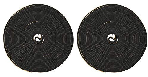 Eujgoov Air Conditioner Tape, 2PCS, Sealing Tape Air Conditioner Tape 9.14m/30ft 3mm Thick Air Conditioning Insulation Tape Self‑Adhesive Sealing Tape Rubber Sealant Pipe Supplies for