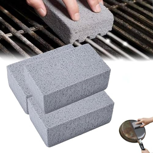 Ritzstein für die Ofenreinigung, Stein für die Reinigung von Backofen für Grill, Stein für die Reinigung des Ofens, Ritzsteine zum Entfernen von hartnäckigen Flecken von Küche (3pcs)