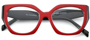 CHARRO Gafas de Lectura Panama Rojo-Negro +2,00