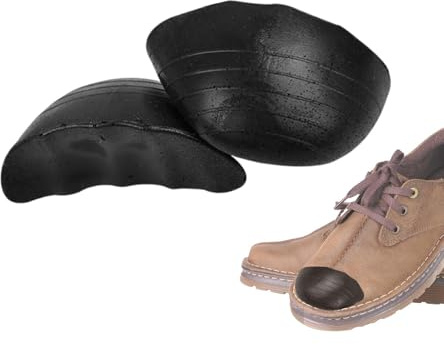 Cargas de cojín de dedo del pie, 1 par de protectores de Pu Foam Inserts, inserciones de zapatos cojín de dedo para botas, zapatos planos, mocasines, tacones altos, zapatos de cuero