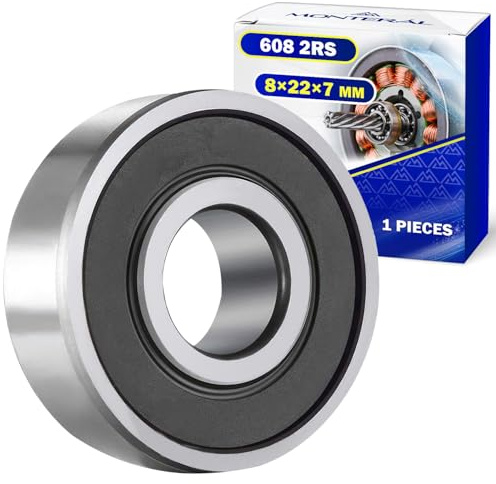 1 Pièce Roulement a Bille 608 2RS pour le Moteur avec Taille 8x22x7 mm - MONTERAL