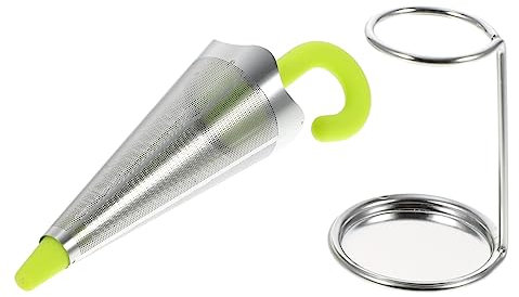 ULTECHNOVO Umbrella Shape Tea Infuser Stainless Steel Reusable Loose Tea Strainer for Household Use Fine Mesh Tea Filter Stylish and Tea Steeper