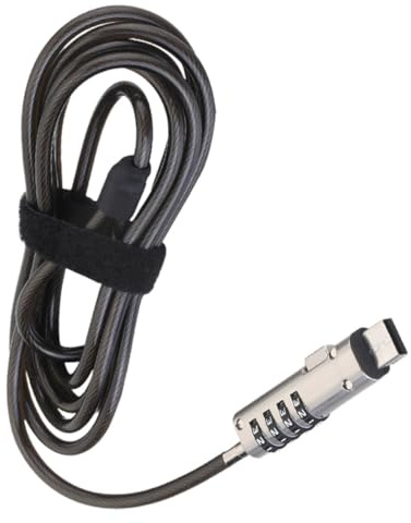 HEALSOPTHY Verrouillage Ordinateur Portable par Mot De Passe Verrouillage USB Rotation Degrés Ajustement Prévention Vol