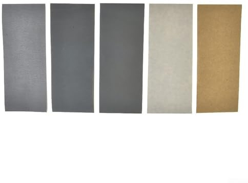 5PCS Sandpaper Sheets for Wet and Dry Use with Grits from 2000 to 7000 for Smooth Finishing on For Wood and Metal (5PCS Grit 2000)