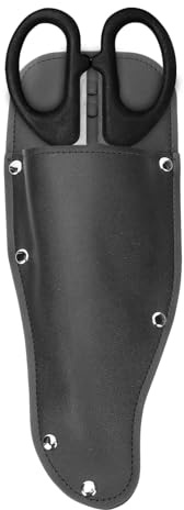DOITOOL Funda Protectora de Cuero para Tijeras de Poda Estuche Resistente y Seguro para Herramientas de Jardín Compatible con Cinturones para Uso Cómodo y Protección Antióxido para Podar