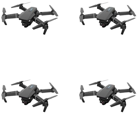 ISTOVO 4X E88 WiFi FPV Drone avec Grand Angle 4K HD Double Caméra Pliable Altitude Maintenue Télécommande Quadrirotor Drones Professionnels