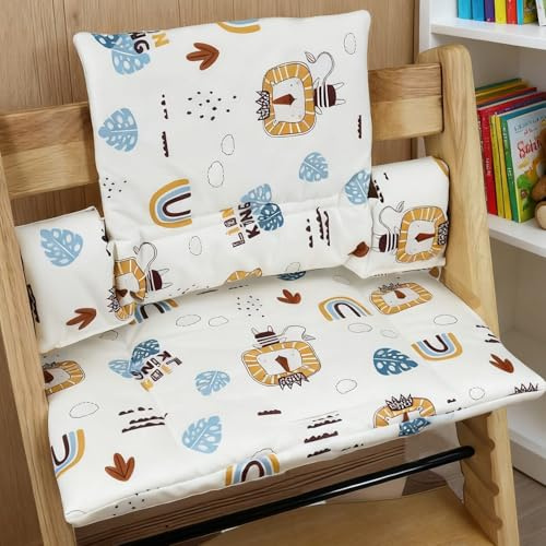 Yuragim Stokke Tripp Trapp Lot de 2 Coussins de Chaise Haute imperméables et antidérapants pour Chaise Haute