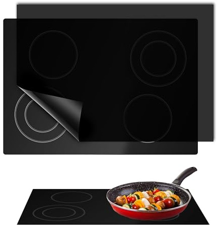 Extralink Protector Placa Induccion de Silicona 53x61cm Transparente – Protección contra Arañazos, Resistente al Calor, Fácil de Limpiar y Apta para Lavavajillas – Uso Versátil