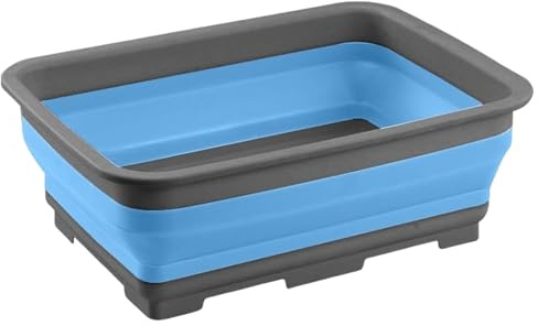 Vasca Pediluvio Da Piscina Secchio Pieghevole per un Lavaggio dei Piedi | Bacinella Lavapiedi Ingresso Piscina Per Idromassaggio, Spiaggia, Campeggio, Lago, Giardino