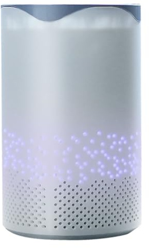 Ipetboom Purificador de Aire UV Portátil Mini de Escritorio Usb, Abs, 50 M³/h, Blanco, Reduce Malos Olores y Humo de Segunda Mano, para Viaje y Hogar, Coche y Oficina