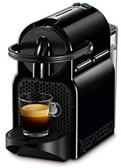 Nespresso De'Longhi Inissia EN80.B Macchina Caffettiera Cialde Nespresso 19 Bar Spegnimento Automatico Nero