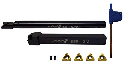 PAULIMOT Gewindeschneid-Set 12 mm für Steigung bis 1,5 mm, 11-teilig