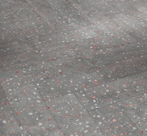 Parador Dekorboden Laminat Open Frameworks Hadi Teherani New Terrazzo Steinstruktur Systemdiele 4-V-Fuge