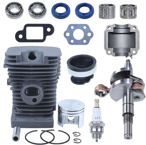 AUMEL Kit guarnizioni pistone albero motore cilindro 38MM per motosega Stihl MS170 MS180 018 017 1130 020 1208