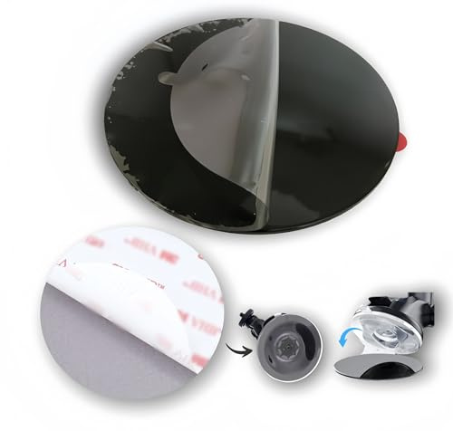 Double Sided Adhesive Pad Suction Cup Mounting 3.74 IN Dashboard adhesive sticky pads 3.15 inches Clear Super Strong Adhesive Disc for Xiaoyi Camera GPS Phone Car Dash Windshield Shower Mount
