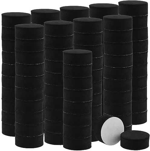 PUCSIQ 100 Stuck Unsichtbare Blumentopf Füße für Blumenkübel Topffüße Eva Selbstklebende Blumentopffüße für Pflanzgefäßstützen Pflanzgefäßheber Pflanzgefäßfüße und Möbelfüße