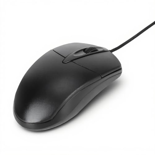 ASHATA Beheizte Computermaus, Fortschrittliche Beheizte Maus, Temperatur Einstellbar, Timing 1600 DPI, USB-Stecker in Wärmetasten für Büro-Laptops