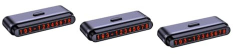 iplusmile 3stücke Parkkarte Mit Leuchtender Telefonnummer Temporäre Parkplatzkarte Für Selbstklebend Installieren Für Nächtliche Nutzung Individuelle Nummern Anpassbar