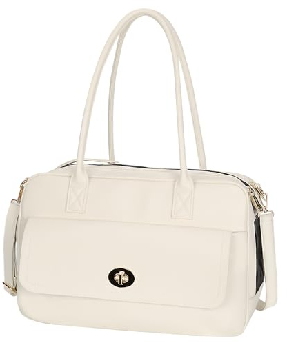 Modische Haustier-Tragetasche für Hunde, weiche Seiten, stilvolle Leder-Handtasche, Reise-Haustier-Tasche für kleine Hunde und Katzen, TSA-Fluggesellschaft genehmigt