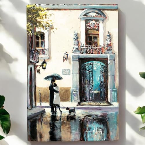 Osiris Trading UK Baldosa de cerámica Boulevard Hotel de Brent Heighton, 30 x 20 cm, decoración de pared, listo para colgar