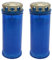 2 Pack - 16cm Grave Candle | Blue Windproof Mourning Light Memorial Graveside Memorial Cemetery Grave Graveyard Decoration - Approx 72 Hour Burn time 5702