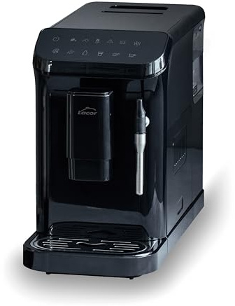 LACOR 69435 - Cafetera Automática Sabore, Café Recién Molido, Sistema | Para un café intenso en casa; ideal para el uso diario tanto en cocina profesional como en el hogar, con un acabado cuidado