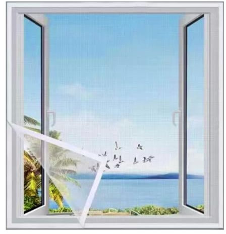 80x165cm,Malla Mosquitera Ventana, Anti-Mosquito, Anti-Insecto Adecuado para Puertas y Ventanas