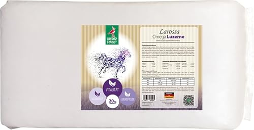 Kiebitz Markt Larossa Omega Luzerne 20 kg Pferdefutter für Pferde