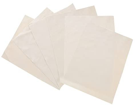OSALADI 6pcs Pre-Cut Chamois Cloth Pottery Tools for Clay Trimming and Smoothing 15x20cm DIY Ceramic Craft Supplies for Pottery Artists