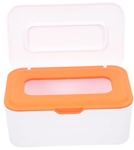 minkissy Feuchttücherspender für Leicht und Kompakt mit Ergonomischer Form für Einhändigen Gebrauch als Aufbewahrungsbox für Feuchttücher im Wohnzimmer oder Badezimmer