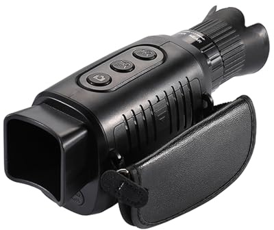 Monokulares Nachtsichtgerät for Jagdteleskop, Professionell, 1080P HD, 5-Fach Digitaler Lichtzoom, Camping-Überlebensausrüstung PräZise Fokussierung(32G Memory)