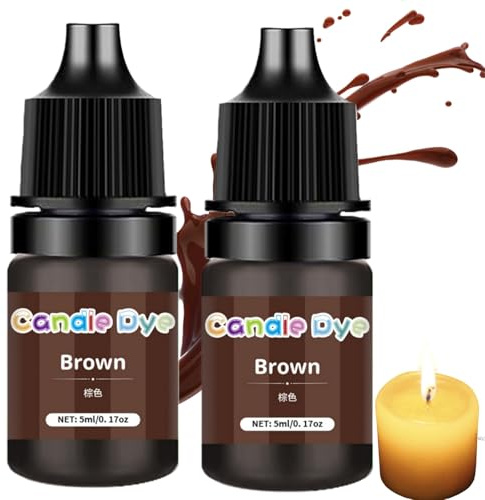 2PCS Soap Dye,Liquid Candle Dye for Soy Wax, Wax Dye for Making Candles,Concentrated Wax Colouring for Candle Making,Handmade Soaps, Slime, Craft,Concentrated Natural Candles Colouring for Wax Melts