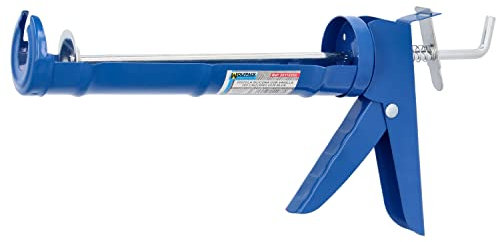 WOLFPACK LINEA PROFESIONAL - Pistola Silicona Basic. Color Azul. Pistola Selladora, Pistola Selladora Silicona, Pistola Calafateo, Pistola Calafatear,