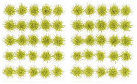 YARNOW Künstliches Gras Cluster Simuliertes Gras Für Miniatur-landschaften Winterliche Hellgrünfarbgebung Für DIY Modellbau Und Sandtisch-Dekorationen