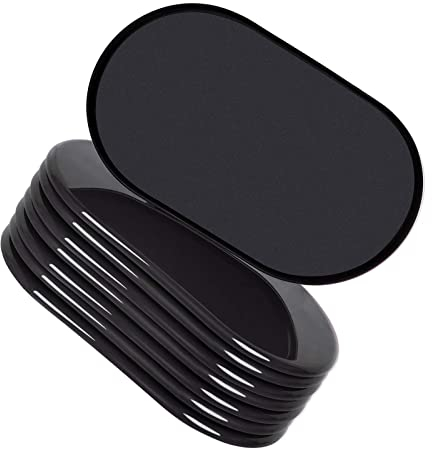 MYSUNBAR 8 Stück Möbelgleiter Für Schwere Möbel, 4 Möbelgleiter für Teppich, 4 Möbelgleiter Filz Oval Gleiter für Parkett Holzböden, Möbelpolster für Sofa Bett, Rauschunterdrückung