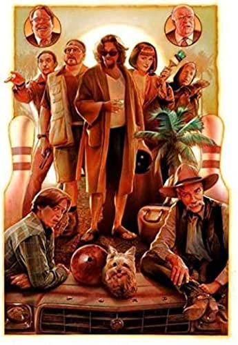 Poster The Big Lebowski Vintage-Filmplakat, Wandkunst, Bilder, Leinwand, Malerei, Poster Und Drucke, Heimdekoration 50X70Cm Kein Rahmen