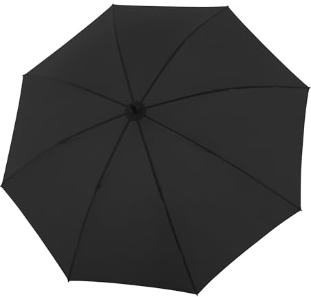 Knirps C.900 Light XXL ombrello grande nero I ombrello manuale leggero e stabile I ombrello partner con ø 122 cm I resistente al vento fino a 100 km/h I ombrello da golf con manico antiscivolo